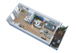  FREE Parking - Self Checkin - WIFI - Panoramique Terrasse - DUPLEX SAINT JEAN - SUPERBORDEAUX  Бордо